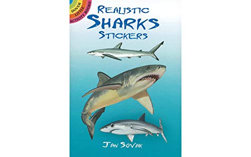Realistic Sharks Stickers (Dover Little Activity Books Stickers)