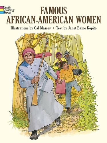 Famous African-American Women (Dover History Coloring Book)