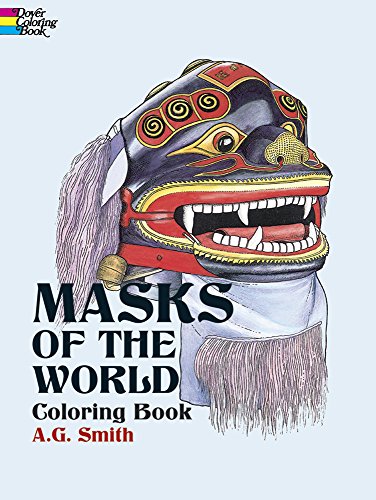 Masks of the World Coloring Book (Dover Design Coloring Books)