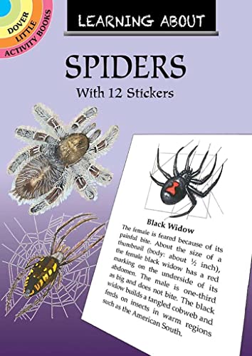 Learning About Spiders: With 12 Stickers (Dover Little Activity Books)