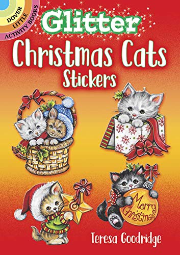 Glitter Christmas Cats Stickers (Dover Little Activity Books: Christmas)