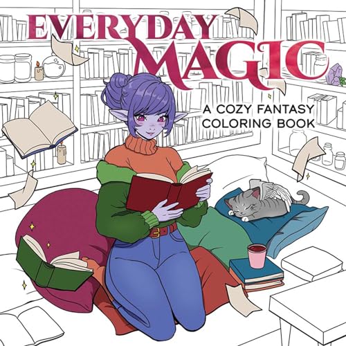 Everyday Magic: A Cozy Fantasy Coloring Book (Dover Adult Coloring Books)
Everyday Magic: A Cozy Fantasy Coloring Book (Dover Adult Coloring Books)