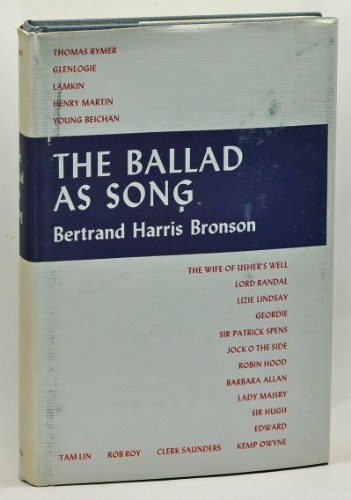 The Ballad as Song