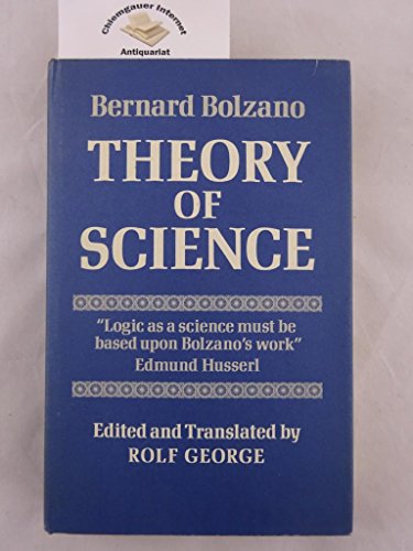 Theory of science;: Attempt at a detailed and in the main novel exposition of logic with constant attention to earlier authors
Theory of science;: Attempt at a detailed and in the main novel exposition of logic with constant attention to earlier authors