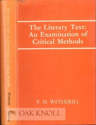 The Literary Text: an Examinatio
