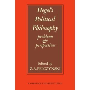 Hegel's Political Philosophy Problems & Perspectives