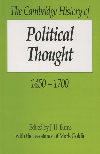 The Cambridge History of Political Thought 14501700