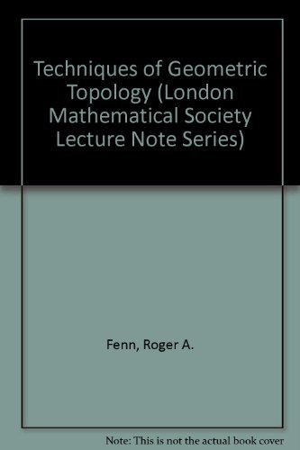 Techniques of Geometric Topology (London Mathematical Society Lecture Note Series)