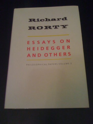 Essays on Heidegger and Others: Volume 2: Philosophical Papers