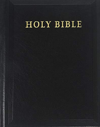 KJV Lectern with Apocrypha Black Goatskin over boards KJ986:XBA
