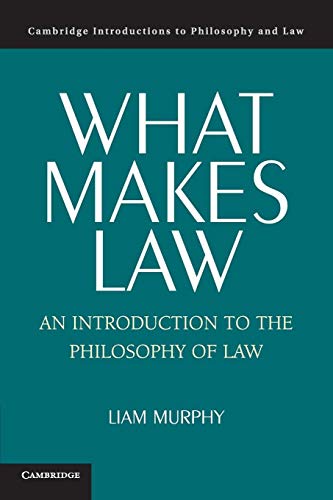 What Makes Law: An Introduction to the Philosophy of Law (Cambridge Introductions to Philosophy and Law)
What Makes Law: An Introduction to the Philosophy of Law (Cambridge Introductions to Philosophy and Law)