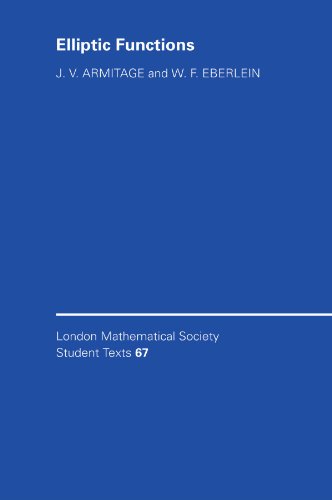Elliptic Functions (London Mathematical Society Student Texts, Series Number 67)
Elliptic Functions (London Mathematical Society Student Texts, Series Number 67)