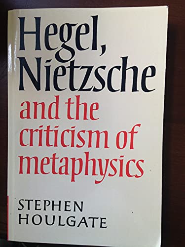 Hegel, Nietzsche and the Criticism of Metaphysics