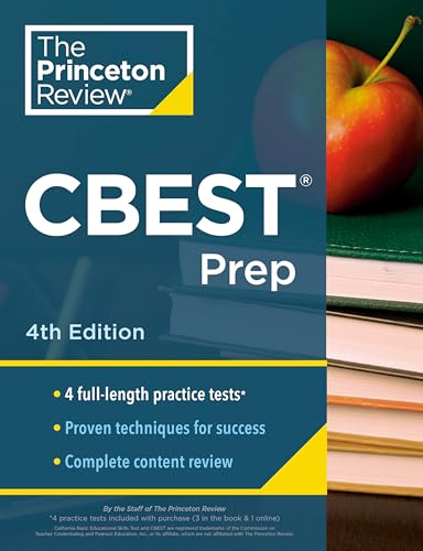 Cracking the Cbest : 3 Practice Tests + Content Review + Strategies to Master the California Basic Educational Skills Test
Cracking the Cbest : 3 Practice Tests + Content Review + Strategies to Master the California Basic Educational Skills Test