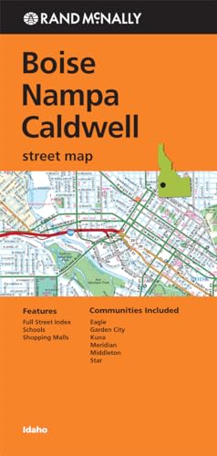 Rand McNally Folded Map: Boise, Nampa and Caldwell Street Map (Rand Mcnally Street Map)