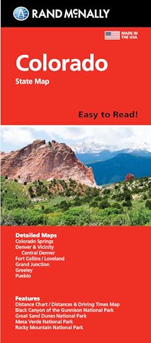 Rand McNally Easy To Read Folded Map: Colorado State Map