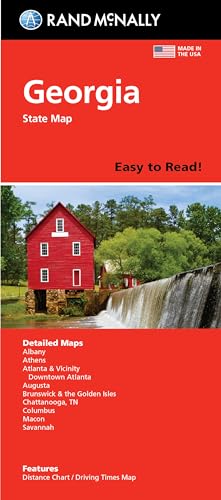 Rand McNally Easy To Read Folded Map: Georgia State Map