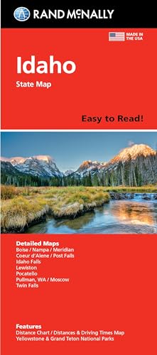 Rand McNally Easy To Read Folded Map: Idaho State Map