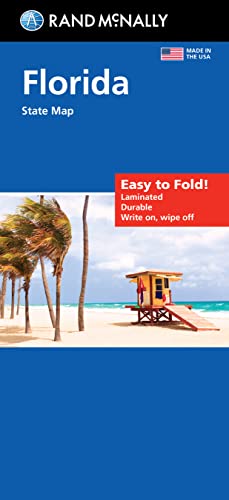 Rand McNally Easy To Fold: Florida State Laminated Map