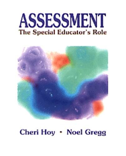 Assessment: The Special Educator's Role
