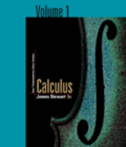 Single Variable Calculus: Early Transcendentals, Volume 1