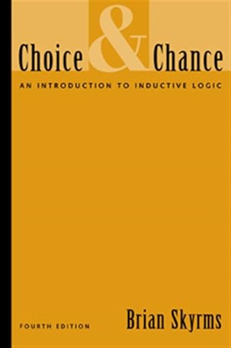 Choice and Chance: An Introduction to Inductive Logic