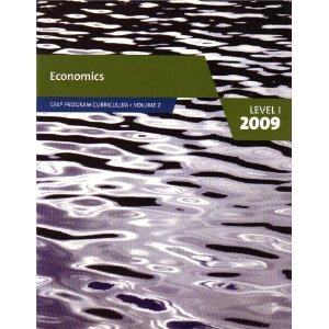 Economics Level 1 2009 (CFA Programa Curriculum Vol. 2, Volume 2 - Economics)