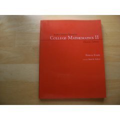Student Solutions Manual for College Mathematics II