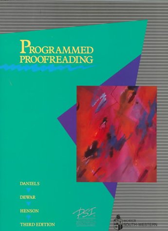 Programmed Proofreading. 3rd Edition.