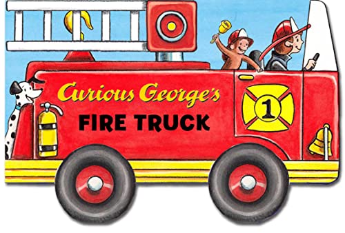 Curious Georges Fire Truck (mini movers shaped board books)