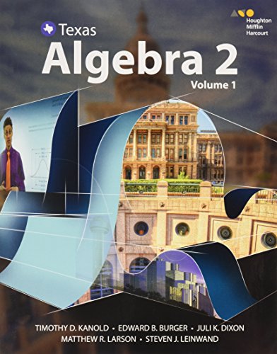 Algebra 2: Texas: Volume 1 (HMH Algebra 2)