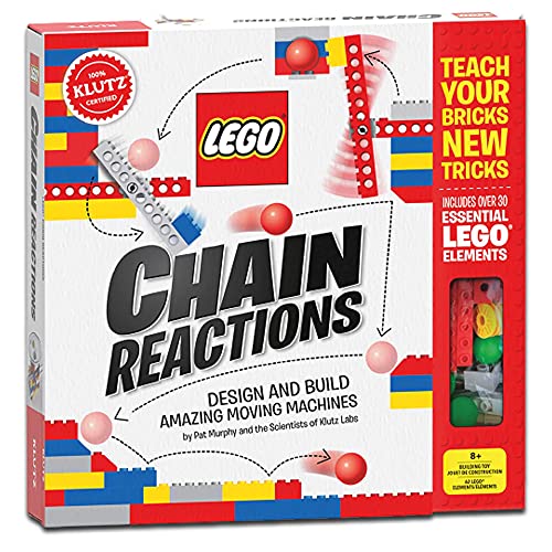 LEGO Chain Reactions (Klutz Science/STEM Activity Kit), 9 Length x 1.06 Width x 10 Height