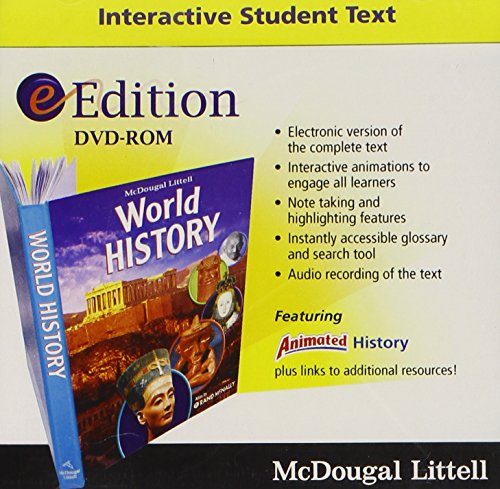 McDougal Littell Middle School World History: eEdition DVD-ROM 2009