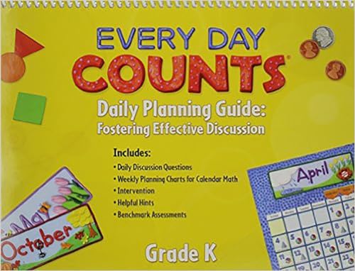 Every Day Counts: Calendar Math: Planning Guide Grade K