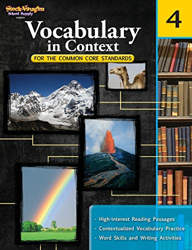 Vocabulary in Context for the Common Core Standards Grade 4