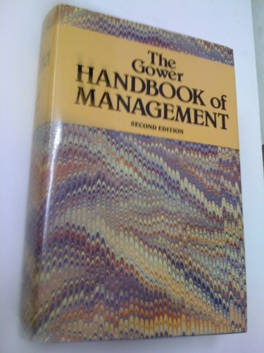 The Gower Handbook of Management. 2nd Edition.