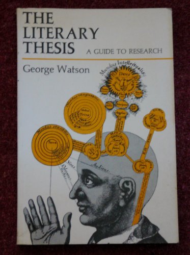 The Literary Thesis a guide to Research