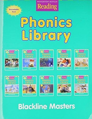 Phonics Library: Blackline Masters, Level 1 (Houghton Mifflin Reading)