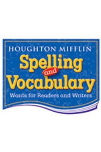 Houghton Mifflin Spelling and Vocabulary: Test Blackline Masters Lv 6