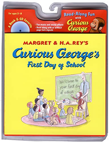 Curious George's First Day of School Book & CD (Read Along Book & CD)