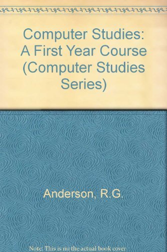Computer Studies : A First Year Course