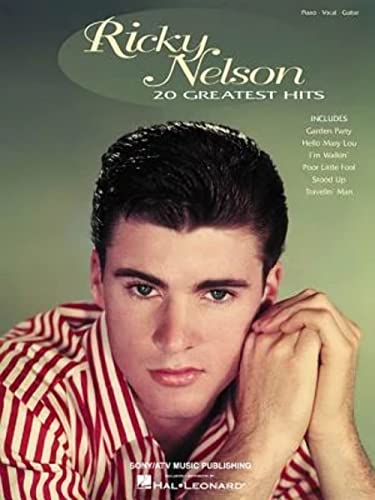 Ricky Nelson - 20 Greatest Hits (Piano/Vocal/Guitar Artist Songbook)