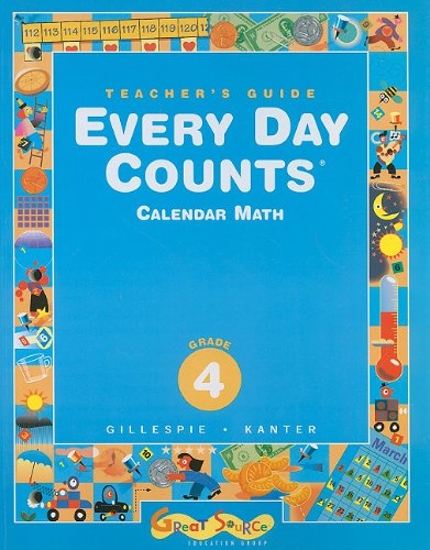 Great Source Every Day Counts: Teacher's Guide Grade 4