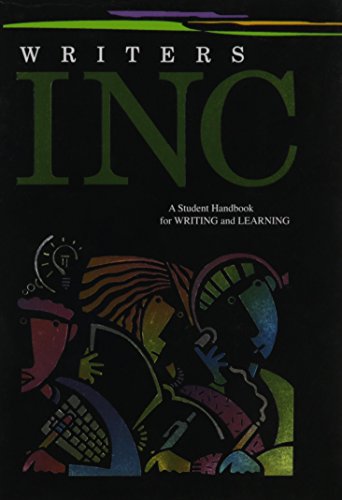 Writers INC: A Student Handbook for Writing and Learning (Write Source 2000 Revision)
Writers INC: A Student Handbook for Writing and Learning (Write Source 2000 Revision)