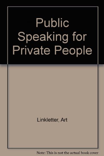Public Speaking for Private People