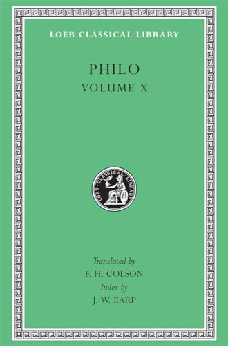 The Loeb Classical Library - Volume X: Philo; The Embassy to Gaius (In Ten Volumes and Two Supple...