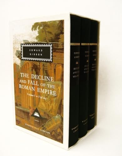 The Decline and Fall of the Roman Empire (Three volume boxed set) (Everyman's Library)