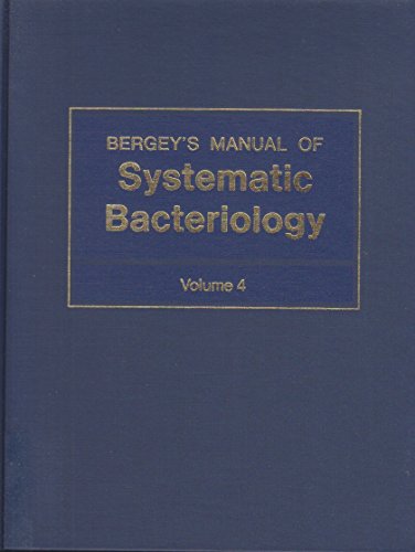 Bergey's Manual of Systematic Bacteriology, Vol. 4
