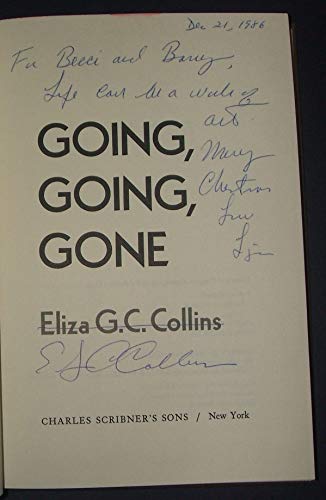 GOING, GOING, GONE **SIGNED COPY**