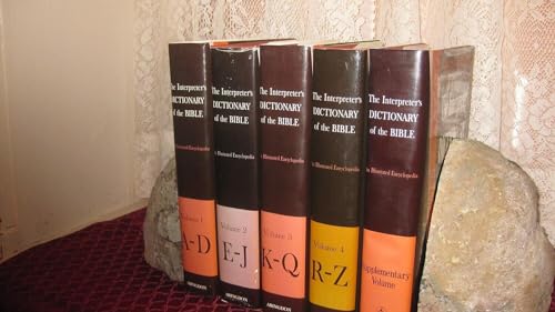 The Interpreter's Dictionary of the Bible (5 Volume set)